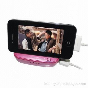OEM 6,600mAh Universal Power Bank for iPhone/iPad//Samsung/tablet pc/smart phone Power Bank Stand
